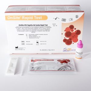 HIV/Syphilis Ab Combo Rapid Test (R24.66 Incl. VAT per test - 30 tests in a Box)