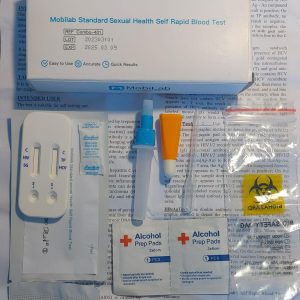 Sexual Health Self Rapid Blood Test 4 in 1 (HIV/Syph/HBV HCV)