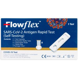 Flowflex -  Single - SARS-CoV-2 Ag Rapid Tests (R92 Incl VAT per test - 1 test in a box)